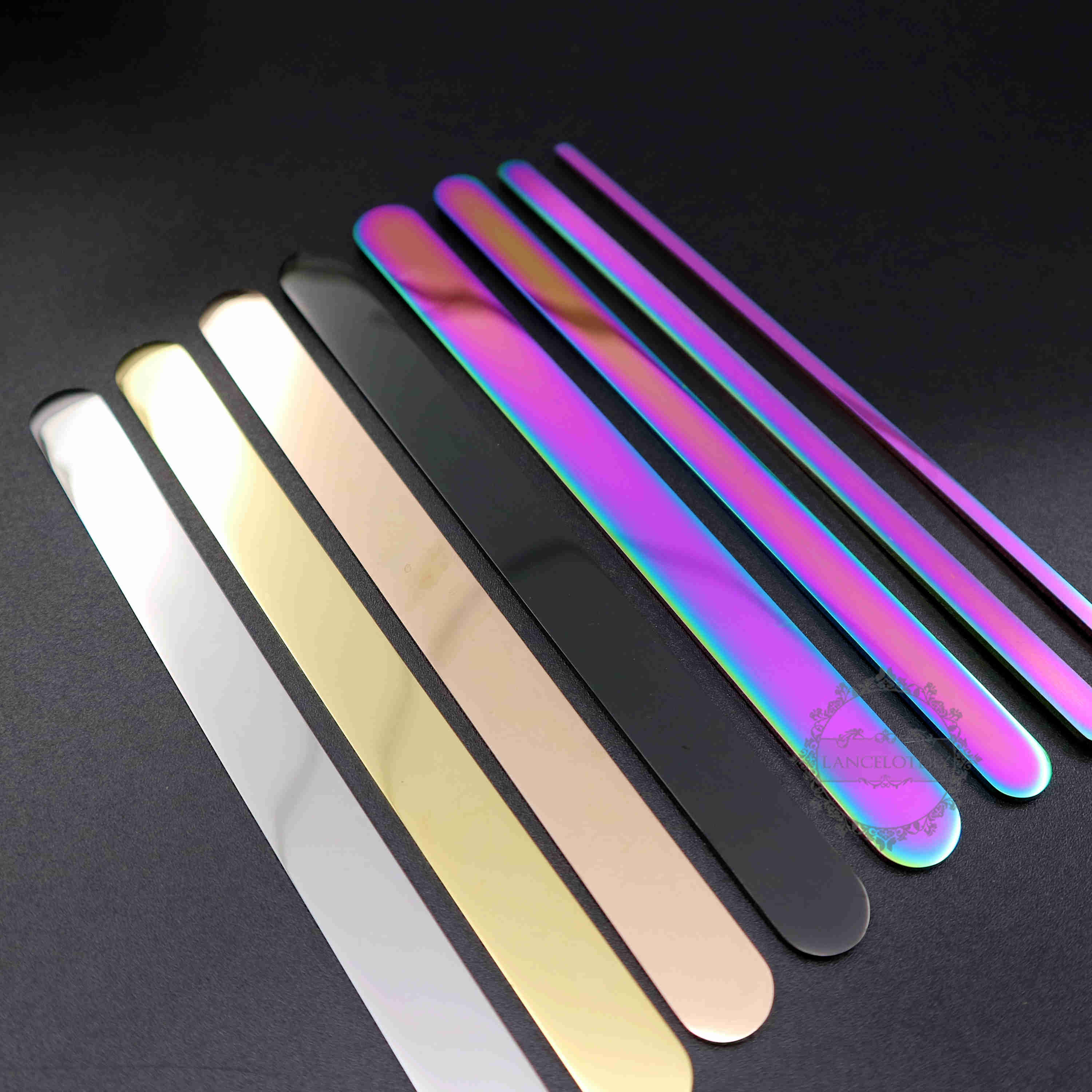 5pcs 3-13mm width stainless steel rose gold silver gun black DIY engraving stamping blank bangle bracelet 6inches long 1900189 - Click Image to Close